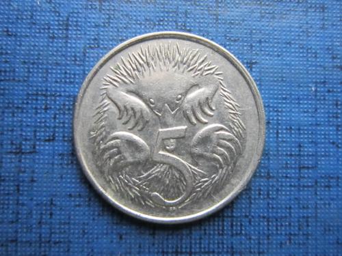 Монета 5 центов Австралия 1981 фауна