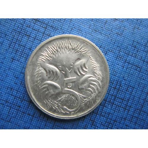 Монета 5 центов Австралия 1988 фауна
