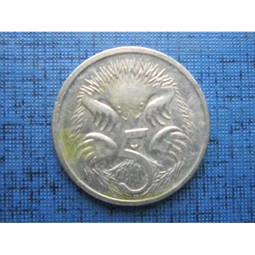 Монета 5 центов Австралия 1997 фауна