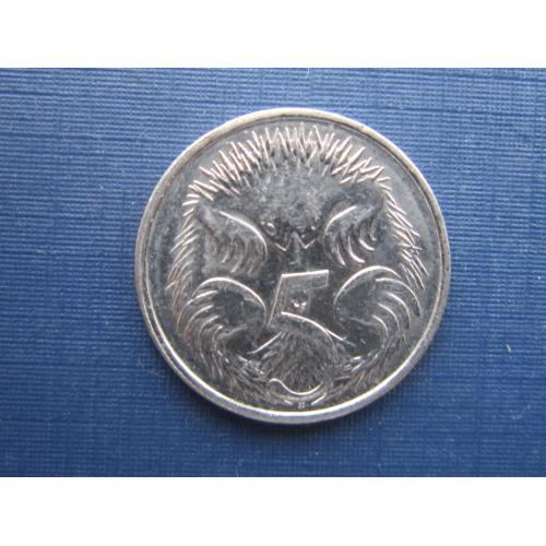 Монета 5 центов Австралия 2008 фауна