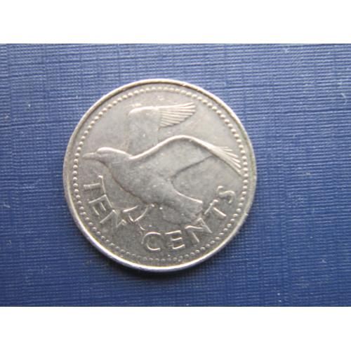 Монета 5 центов Барбадос 2002 маяк флот