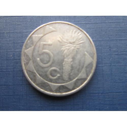 Монета 5 центов Намибия 1993