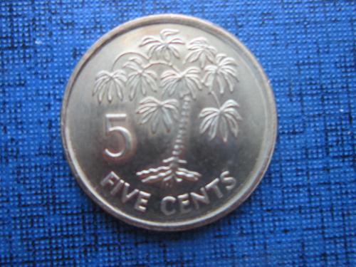Монета 5 центов Сейшельские острова Сейшелы 2007 состояние