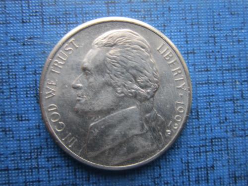 Монета 5 центов США 1992-Р
