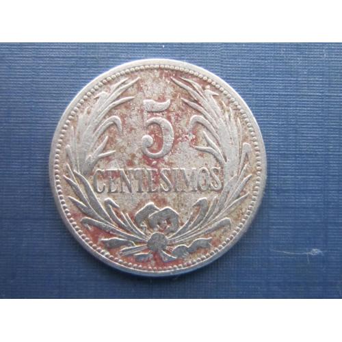 Монета 5 чентезимо Уругвай 1936