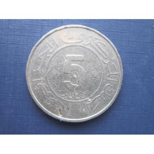 Монета 5 динаров Алжир 1984 50 лет Алжирской революции