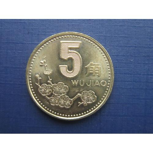 Монета 5 джао Китай 2000