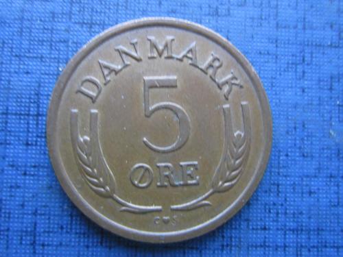 Монета 5 эре Дания 1965