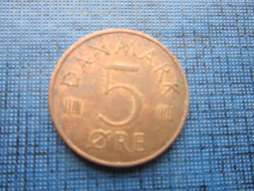 Монета 5 эре Дания 1973