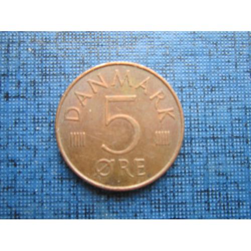 Монета 5 эре Дания 1980