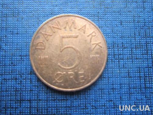 Монета 5 эре Дания 1982
