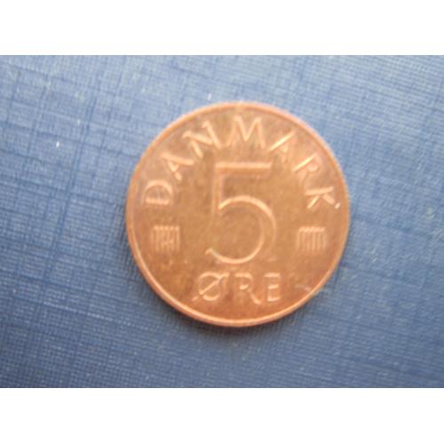 Монета 5 эре Дания 1987
