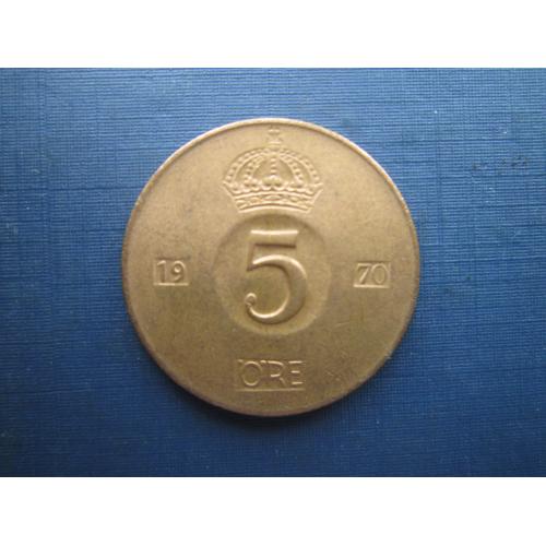 Монета 5 ере Швеція 1970