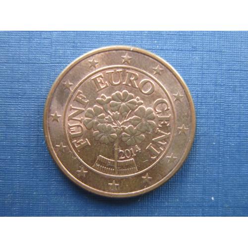 Монета 5 евроцентов Австрия 2010