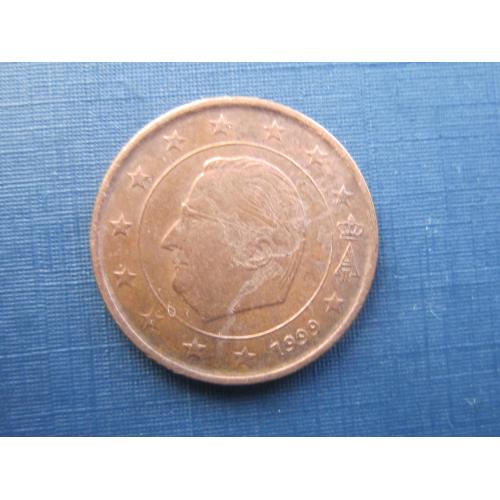 Монета 5 евроцентов Бельгия 1999
