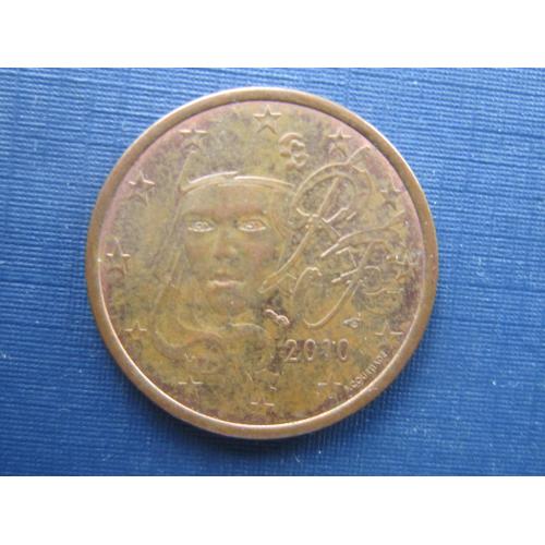 Монета 5 евроцентов Франция 2010