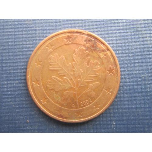 Монета 5 евроцентов Германия 2002 А