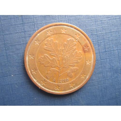 Монета 5 евроцентов Германия 2005 А