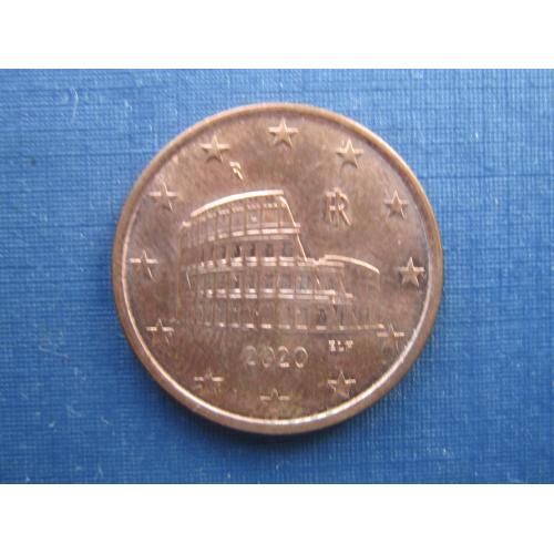 Монета 5 евроцентов Италия 2020