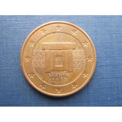 Монета 5 евроцентов Мальта 2013