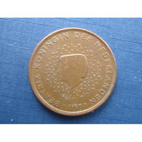 Монета 5 евроцентов Нидерланды 1999
