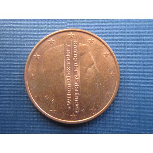 Монета 5 евроцентов Нидерланды 2016