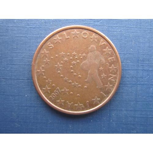 Монета 5 евроцентов Словения 2007