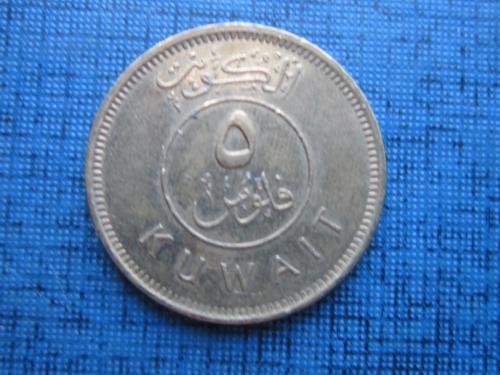 Монета 5 филс Кувейт 2006 корабль парусник