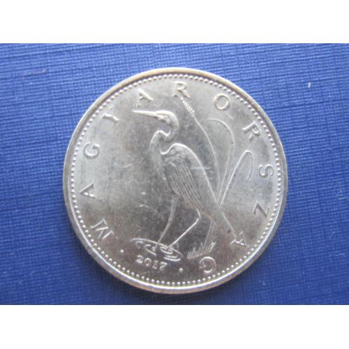 Монета 5 форинтов Венгрия 2017 фауна птица цапля