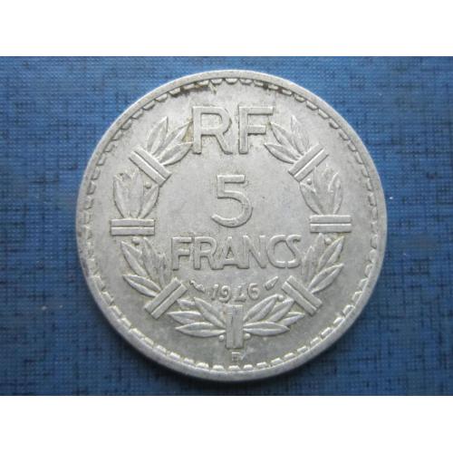 Монета 5 франков Франция 1946