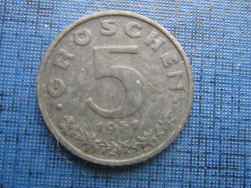Монета 5 грошен Австрия 1951 цинк