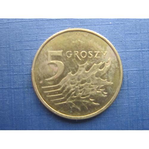 Монета 5 грошей Польша 2018