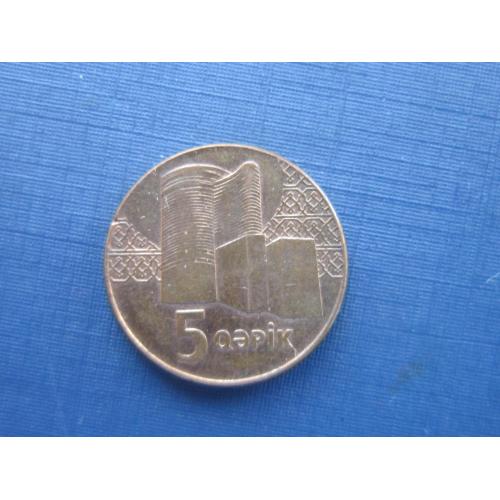 Монета 5 гяпик Азербайджан 2006