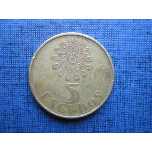Монета 5 ишкуду Португалия 1990