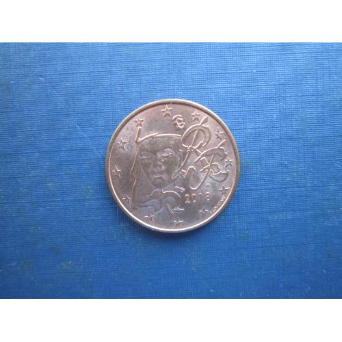 Монета 5 євроцентів Франція 2018