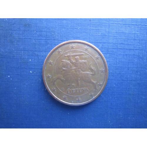 Монета 5 євроцентів Литва 2015