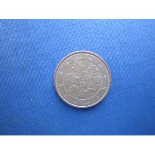 Монета 5 євроцентів Німеччина 2006 J