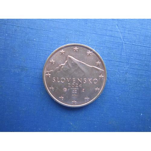 Монета 5 євроцентів Словаччина 2024