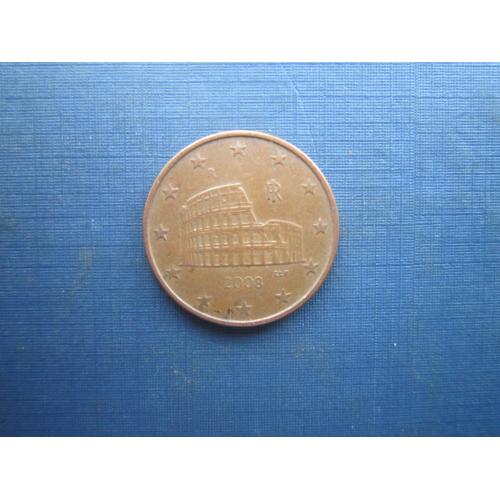 Монета 5 євроцентів Італія 2008