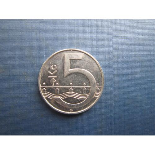 Монета 5 крон Чехія 2008