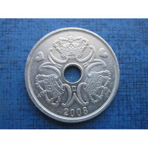 Монета 5 крон Дания 2008