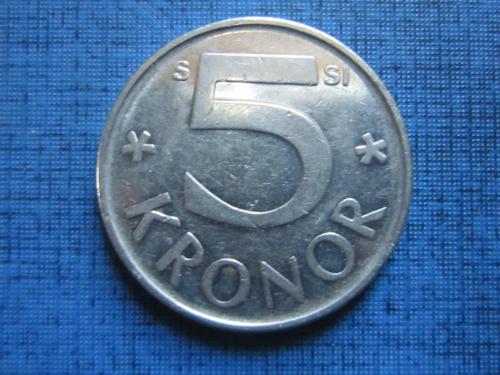 Монета 5 крон Швеция 2008
