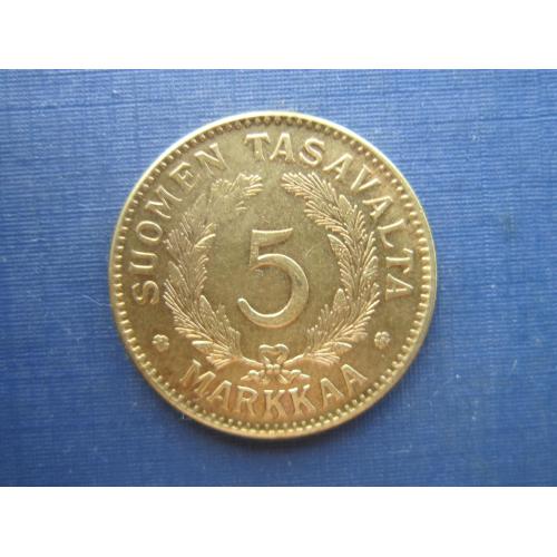Монета 5 марок Финляндия 1946