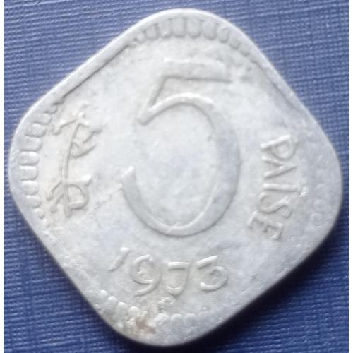 Монета 5 пайс Индия 1973