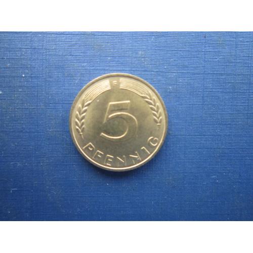 Монета 5 пфенігів Німеччина ФРН 1972 F