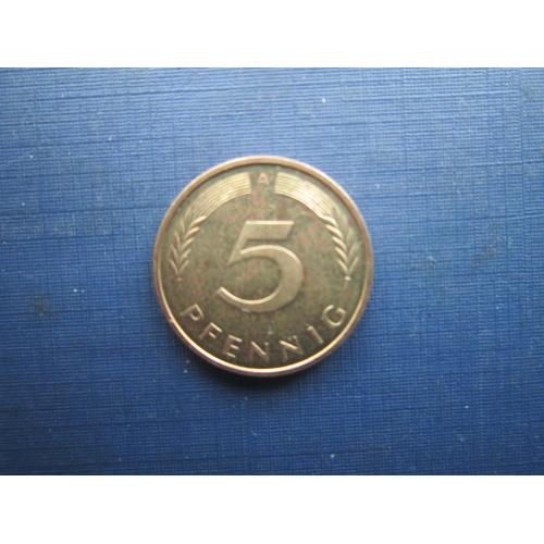 Монета 5 пфенігів Німеччина ФРН 1995 А