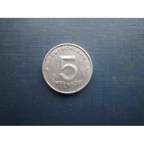 Монета 5 пфенігів Німеччина НДР 1950 А