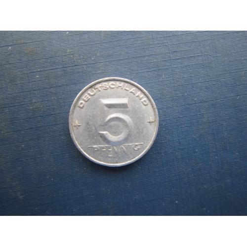 Монета 5 пфенігів Німеччина НДР 1952 А