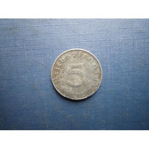 Монета 5 пфенігів Німеччина Рейх 1941 В Відень
