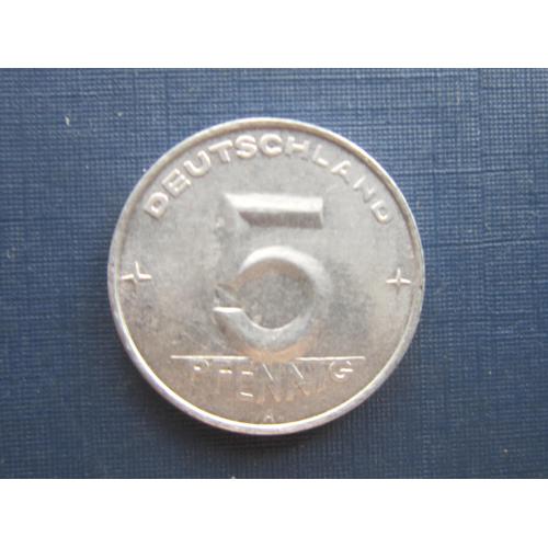 Монета 5 пфеннигов Германия ГДР 1952 А